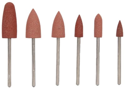 Allecto - 6-delige Set Nagelboor - Manicure Tools - Perfect voor Thuis en Salon Gebruik - Compleet met accessoires - Professionele kwaliteit - Ges