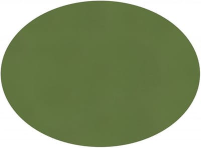 ZICZAC - Placemat TOGO - SET/6 - Ovaal - Dubbelzijdig - Kunstleer - 33x45 cm, dille