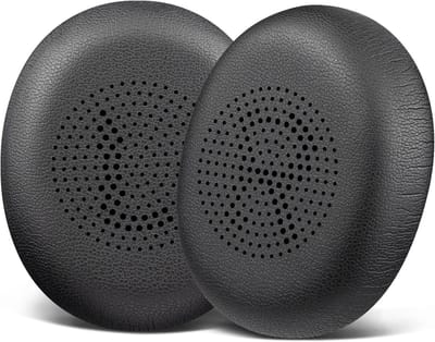 Vervangende Oorkussens voor Yealink UH35/UH37 USB Hoofdtelefoons, Zachte Earpads van Hoogwaardige Kunstleer en Schuim - Zwart, Comfortabel en Duurzaam