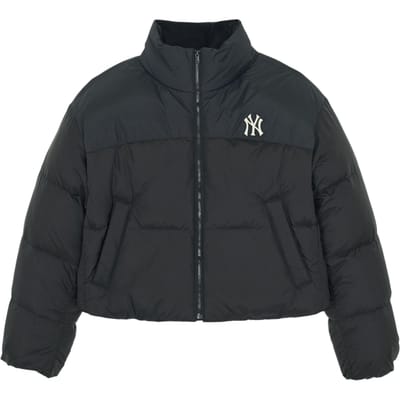 Veste matelassée à col zippé et manches courtes MLB New York Yankees pour femme 3FDJB4156-50BKS M black