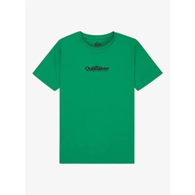 Quiksilver Fineline T-shirt Met Korte Mouwen Groen 14 Years Jongen