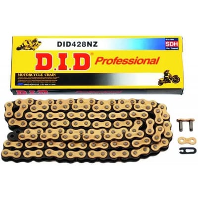 Motorfiets rolketting D.I.D 428Nz(G&B) X 110 Mail. Fj