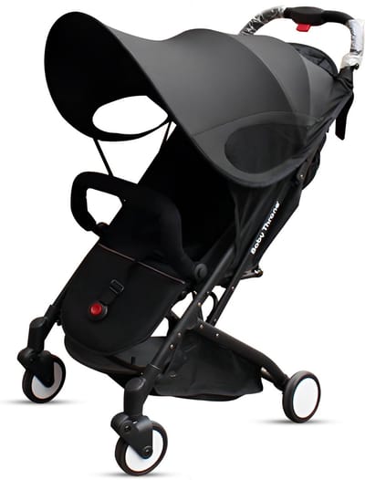 Luxegoed Zonnescherm Buggy - Verstelbaar - Waterdicht - Eenvoudig te bevestigen - Zonnedoek