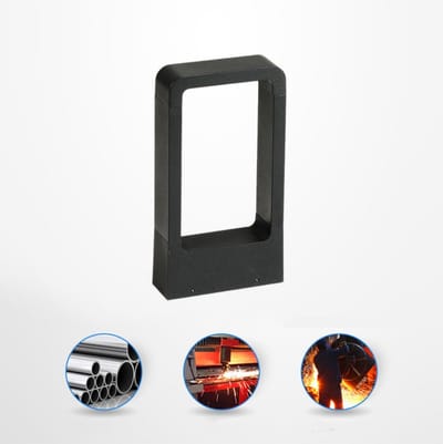 30cm buitengazonlicht - waterdichte LED - Tuinpadverlichting -modern landschapspadlicht - geschikt voor binnenplaats, tuin, opritdecoratie, gazon, villa - modern eenvoudig landschapslicht - zwart