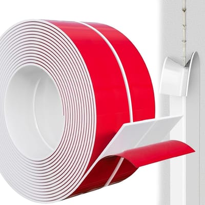 Multifunctionele Plakstrips voor Hoek- en Randbescherming, 4 cm x 6 m, Geschikt voor Deuren, Ramen, Muren en Vloeren, Eenvoudig aan te brengen en Verwijderbaar