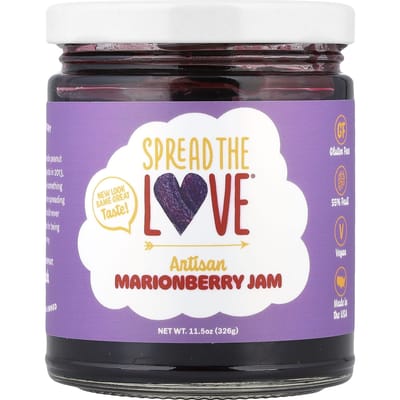 Partagez l'amour, Confiture Artisanale de Mûre de Marion, 11,5 oz (326 g) black