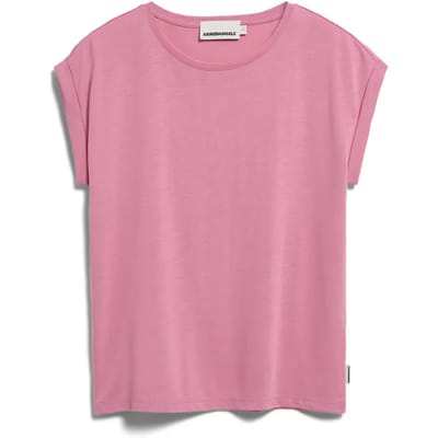 regular fit t-shirt van pure mix van katoen en lyocell model 'JILAANA'