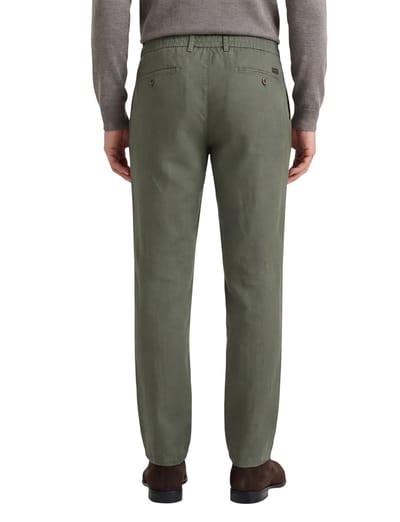Gardeur katoenen broek groen