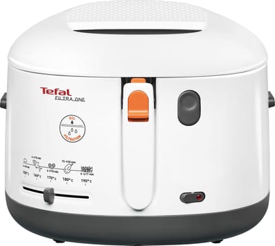 Tefal Filtra One FF1621 - Frituurpan - 2.1L - 1900W - Met kijkvenster - Anti-geurfilter - Wit