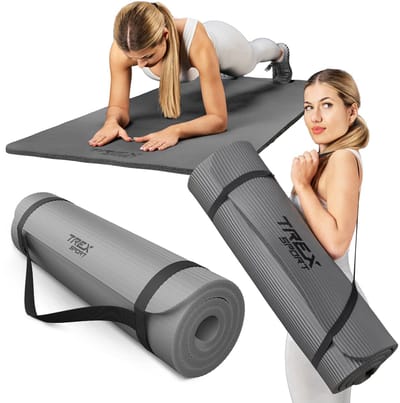 Trex Sport TX-029NGM - Oefenmat - NBR - 190×80 cm - 20 mm - Grijs