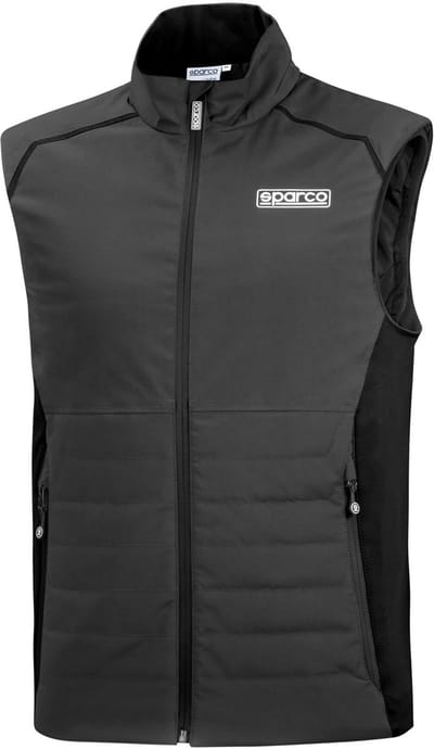 Sparco Vest Bodywarmer - Zwart — Grijs — XXXL