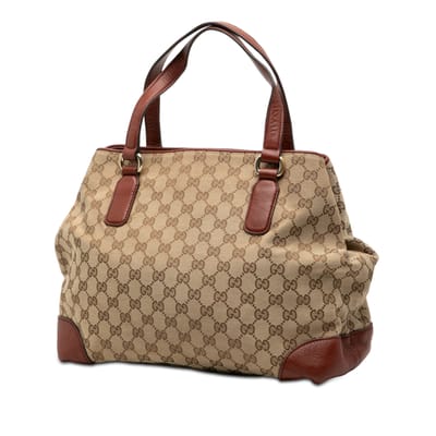 Tweedehands Medium GG Canvas Web Dressage Tote