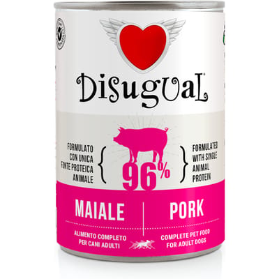 6x400g Disugual Adult nat varkensvoer voor honden