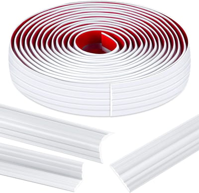 Zelfklevende Hoekbeschermers van PVC voor Binnen- en Buitengebruik, Flexibele Moulding voor Wandbekleding, Schokbestendige Hoekafwerking en Randafwerking