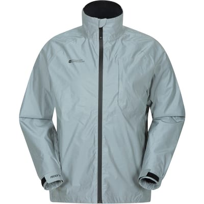 Mountain Warehouse Heren Adrenaline II Waterdichte Jas (Zilver)