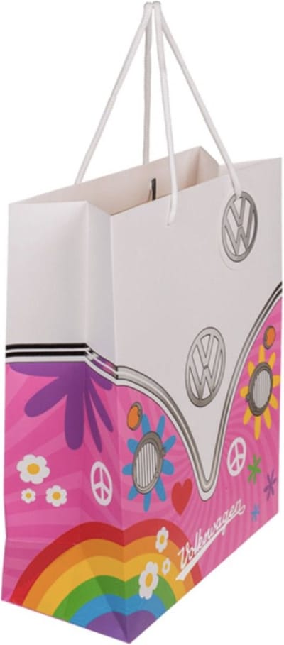 Volkswagen T1 Bulli Bus Papieren Cadeau Tas Floral
