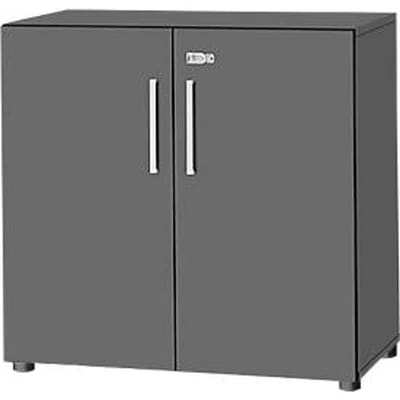 Schäfer Shop  Select Kast SET UP, 2 ordnerhoogten, afsluitbaar, B 800 x D 420 x H 744 mm, grafiet/grafiet