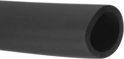 Isolerende Slangen voor Warmtebescherming, Foam Slang met Handvatten voor Sanitaire Isolatie, 38 mm ID, Zwart, 1 Meter Lang