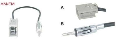 adapterkabel 15 cm GT-5 M - DIN M Volvo V70/XC90/F-Reeks