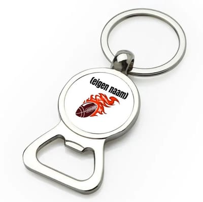 Akyol - rugbybal vuur met eigen naam flesopener - Rugby - atleten - iemand die houdt van rugby - verjaardag - cadeau - kado - 9 bij 3 cm