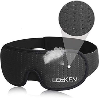 3D Oogmasker voor Volledige Lichtblokkering - Comfortabel en Ademend Slaapmasker voor Mannen en Vrouwen | Ideaal voor Reizen en Dutjes