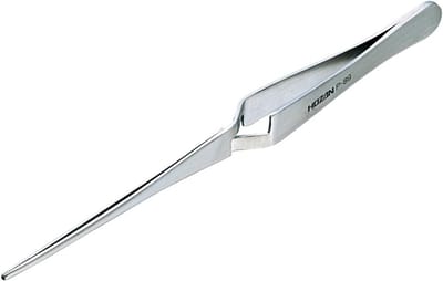 Zelfborgende Pincet - Precisie Tang - Fijne Werkzaamheden - Omkeerbaar Ontwerp - 16.5cm Lengte - Zilverkleurig