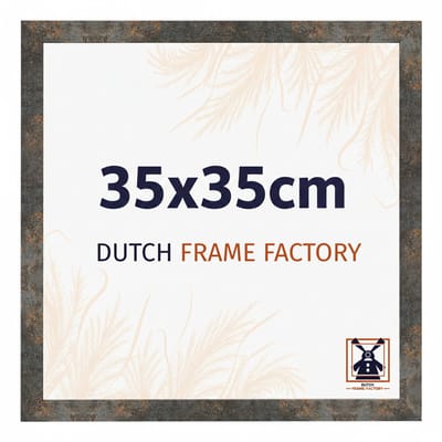 Fotolijst 35x35 cm - MDF - Geoxideerd Metaal - Benno
