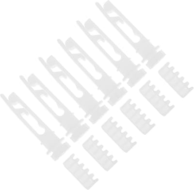 Jaloezie Reparatie Set - Verticale Lamellen Onderdelen - Raambekleding Herstellen - Eenvoudig Te Monteren - 3 x 17 cm - Wit