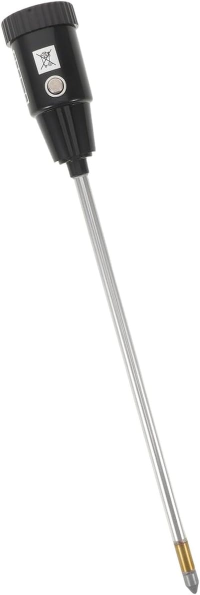 Bodemmeter Vochtigheidsmeter - Bodemtester Grondmeter - Planten Verzorgen - Lange Nauwkeurige Probe - 41 cm Lengte - Zwart