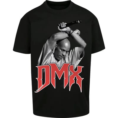 Mister Tee - DMX Armscrossed Oversize Heren T-shirt - S - Zwart