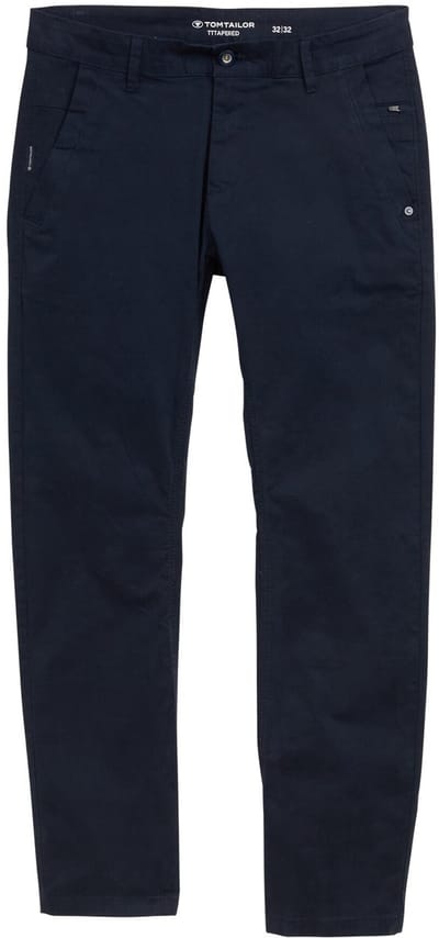 Tom Tailor - Tapered chino - Maat 36/34 - sky captain blue