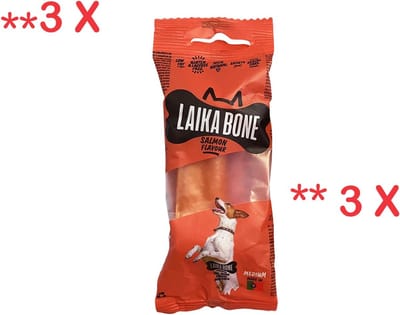 Laika Bone - Snacks - Laika Bone Zalm - S Lb49059 - 176164