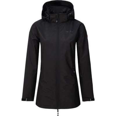 Nordberg Doriene - Softshell Outdoorjas Dames - Zwart - Maat M