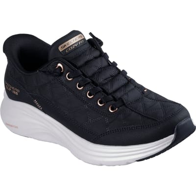 Skechers Contour Foam Golden Hour Textiel Dames Zwart/rose Gouden Sneakers