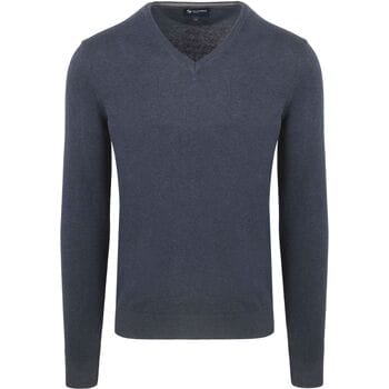 Suitable Respect Vinir Pullover Melange Donkerblauw (navy) - Maat XXL - Heren