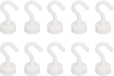 Magnetische Haken Set van 10 - ABS-Kunststof - 5 kg Capaciteit - Modern Ontwerp - Voor Keuken/Thuis - Diameter Haak 4 mm
