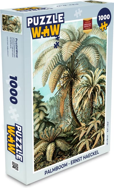 Puzzel Palmboom - Ernst Haeckel - Legpuzzel - Puzzel 1000 stukjes volwassenen