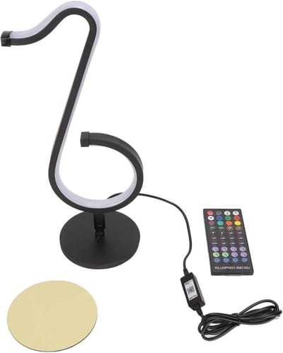 Allecto Plus - Smart Wick Muzieknootalamp met Dimfunctie voor Sfeervolle Verlichting in Woon- en Slaapkamer