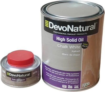 DevoNatural High Solid Oil Kalkwit - parketolie - 1 Liter