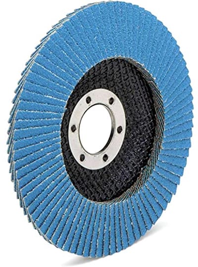 Waaierschijven voor haakse slijpers - Ø 125 mm, 10 stuks, Korrel 120, Inox