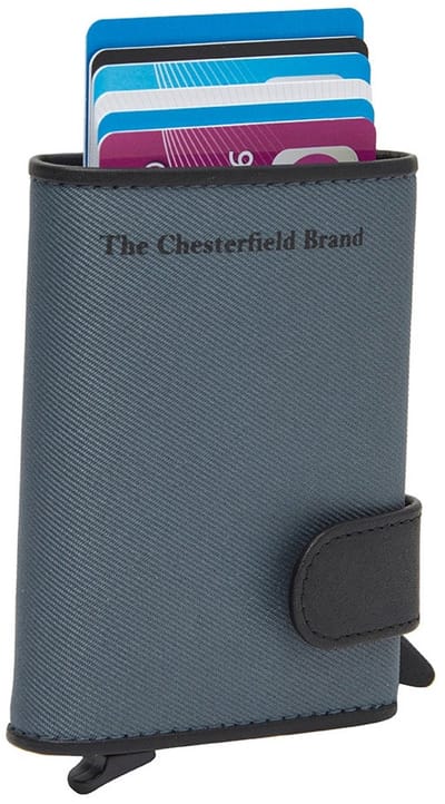 The Chesterfield Brand - Leren Pasjeshouder Lichtgrijs Delsbo