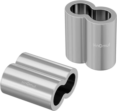 Staalkabel Klem - Persklem Pershuls - Touw Bevestigen - Aluminium Materiaal - 4 mm - Aluminium