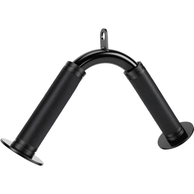 Triceps Press Down Bar V Bar Kabel Attachment Staal met Antislip Rubberen Handvat voor Workout Fitness