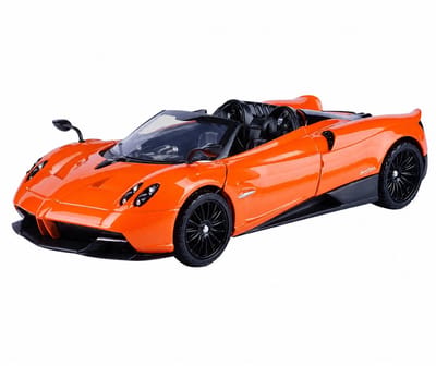 Motormax Modelauto/speelgoedauto Pagani Huayra Roadster - oranje - 18 cm - schaal 1:24