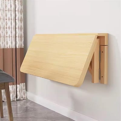 Wandtafel Inklapbaar - Bureau Studeren - Ruimte Besparen - Veelzijdig Ontwerp - 50x30cm