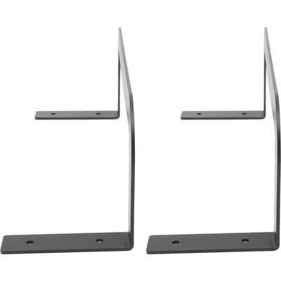 2 PIÈCES Support de Barre de Retenue de Matelas Acier Antidérapant Fixateur Stabilisateur Butée de Coulissement pour Cadre de Lit de Chambre à Coucher Noir