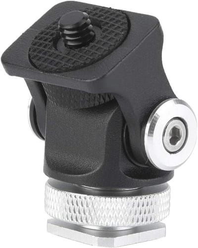 Camera Accessoire Houder - Microfoon Flitser - Apparatuur Bevestigen - Verstelbare Hoek - 4 x 3.2 x 2.2 cm