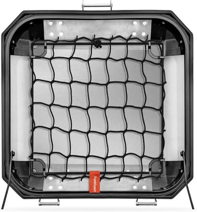 Motorfiets Koffernet - Bagagenet Topkoffer - Veilig Transport - Waterdichte Sluiting - 48 Liter - Zwart