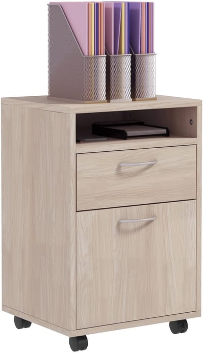 HOMCOM archiefkast - Spaanplaat - 40x35x60cm - Beige