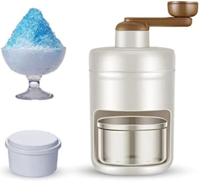 Handmatige ijsversnipperaar voor cocktails en slush, huisgemaakte ijsblokken crusher
